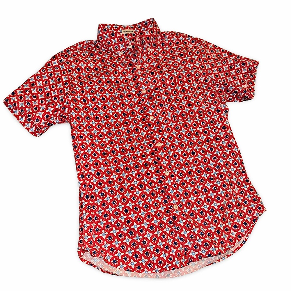 J. Crew Slim Untucked Secret Wash Shirting Short Sleeve